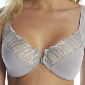 Paramour by Felina Angie Front Close Minimizer Bra 36H NWT
